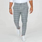 Checked Trousers for Men | Enzo LARISCOTT