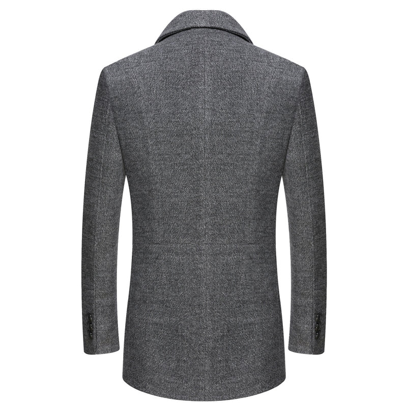 Classic men's wool coat | RAYAN LARISCOTT