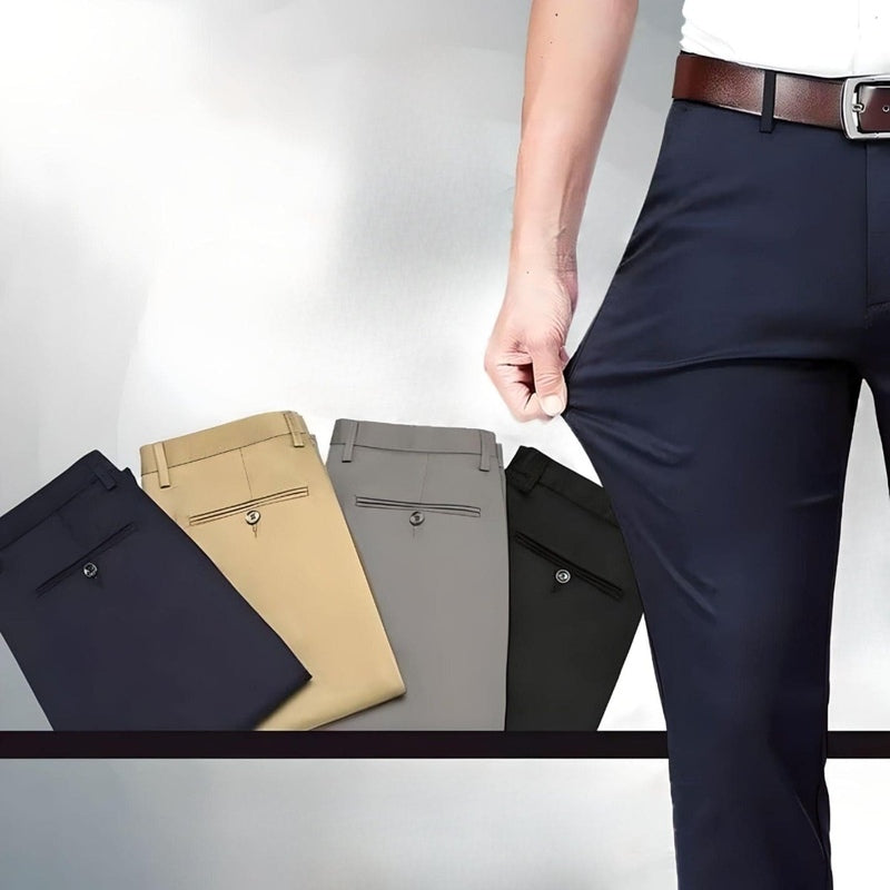 Elegant Men's Trousers with Stretch | Ademir LARISCOTT