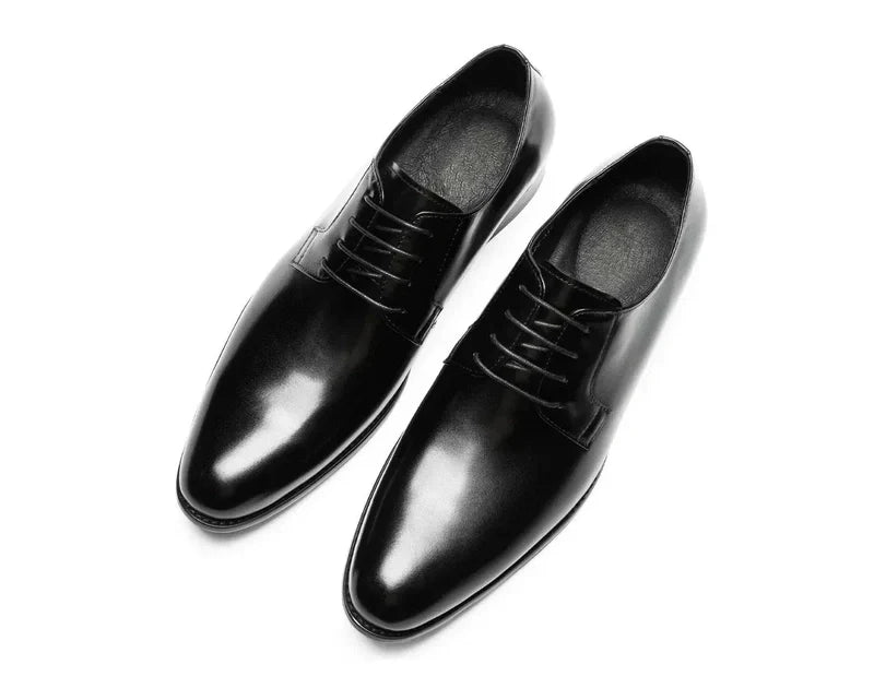 Italian Derby Lace-Up Leather Dress Shoes for Men | Ortwin LARISCOTT