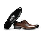 Italian Derby Lace-Up Leather Dress Shoes for Men | Ortwin LARISCOTT