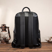 Leather Travel Backpack with Compact 20L Capacity | Eterius LARISCOTT