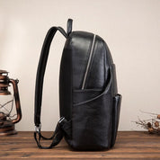 Leather Travel Backpack with Compact 20L Capacity | Eterius LARISCOTT