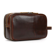 Leather Travel Cosmetic Bag with Large Capacity | Manlius LARISCOTT