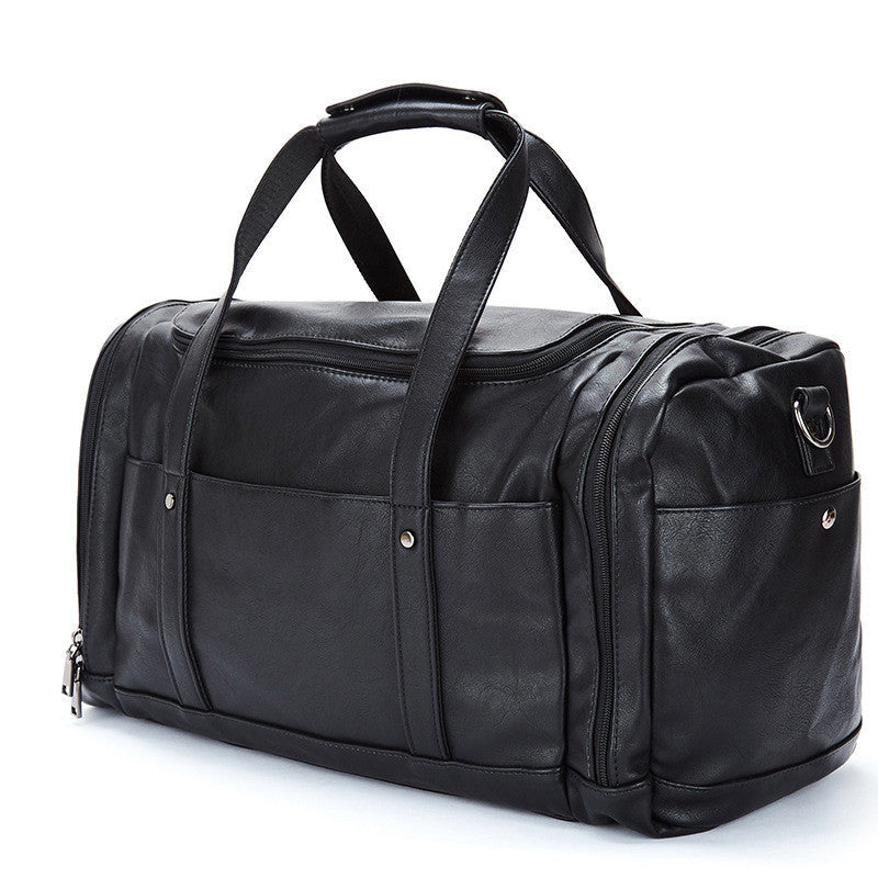 Men's Black Travel Duffel Bag | Deneb LARISCOTT