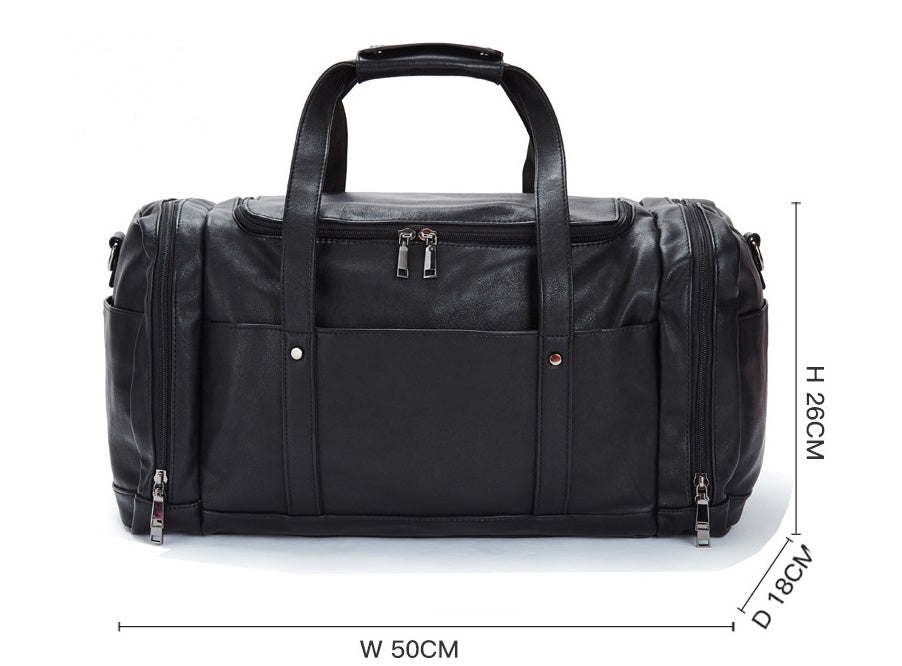 Men's Black Travel Duffel Bag | Deneb LARISCOTT