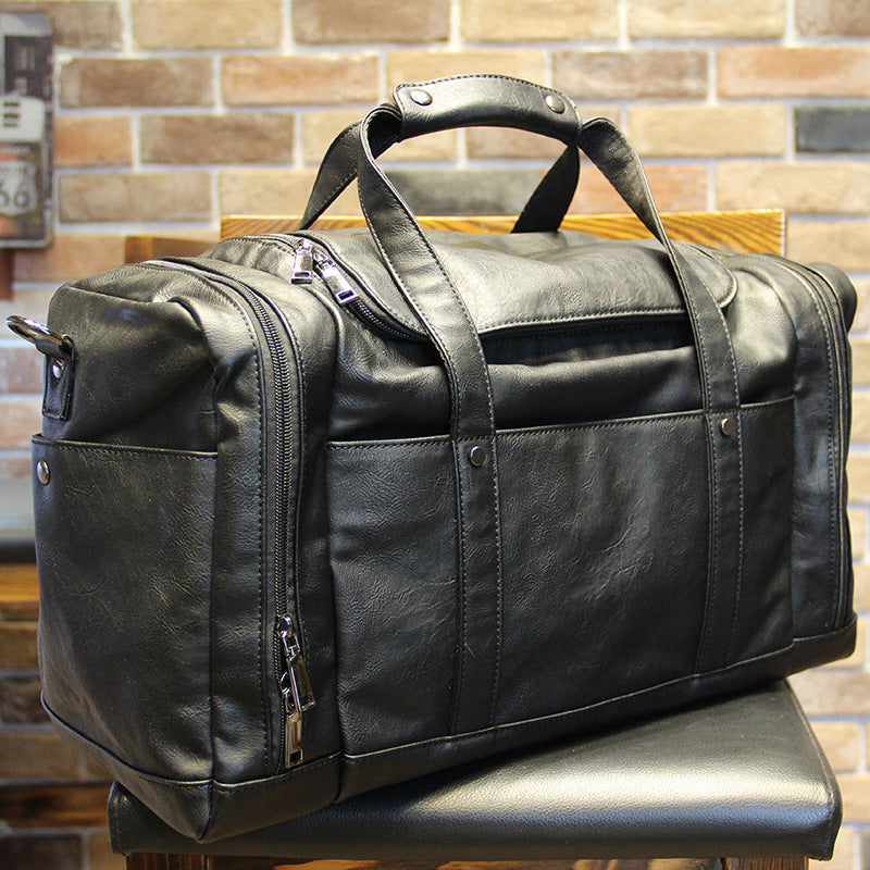 Men's Black Travel Duffel Bag | Deneb LARISCOTT