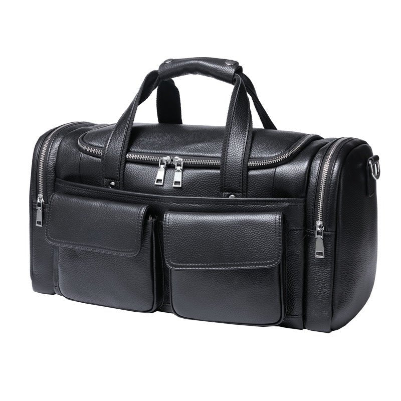 Men's Leather Travel Bag – Large Capacity Duffle for Business & Weekend Trips | Orionis LARISCOTT