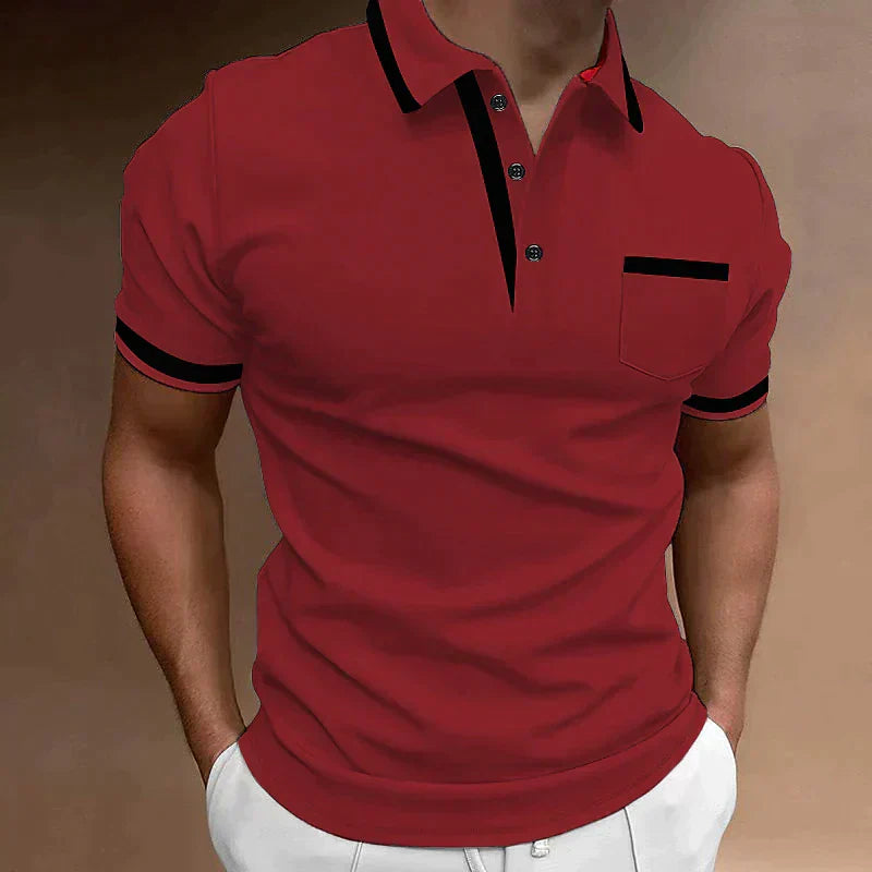 Men's Polo Shirt with Buttons | Bertram LARISCOTT