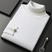 Turtleneck Sweater - Cashmere-Cotton Blend for Men | Elyon LARISCOTT