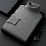 Turtleneck Sweater - Cashmere-Cotton Blend for Men | Elyon LARISCOTT